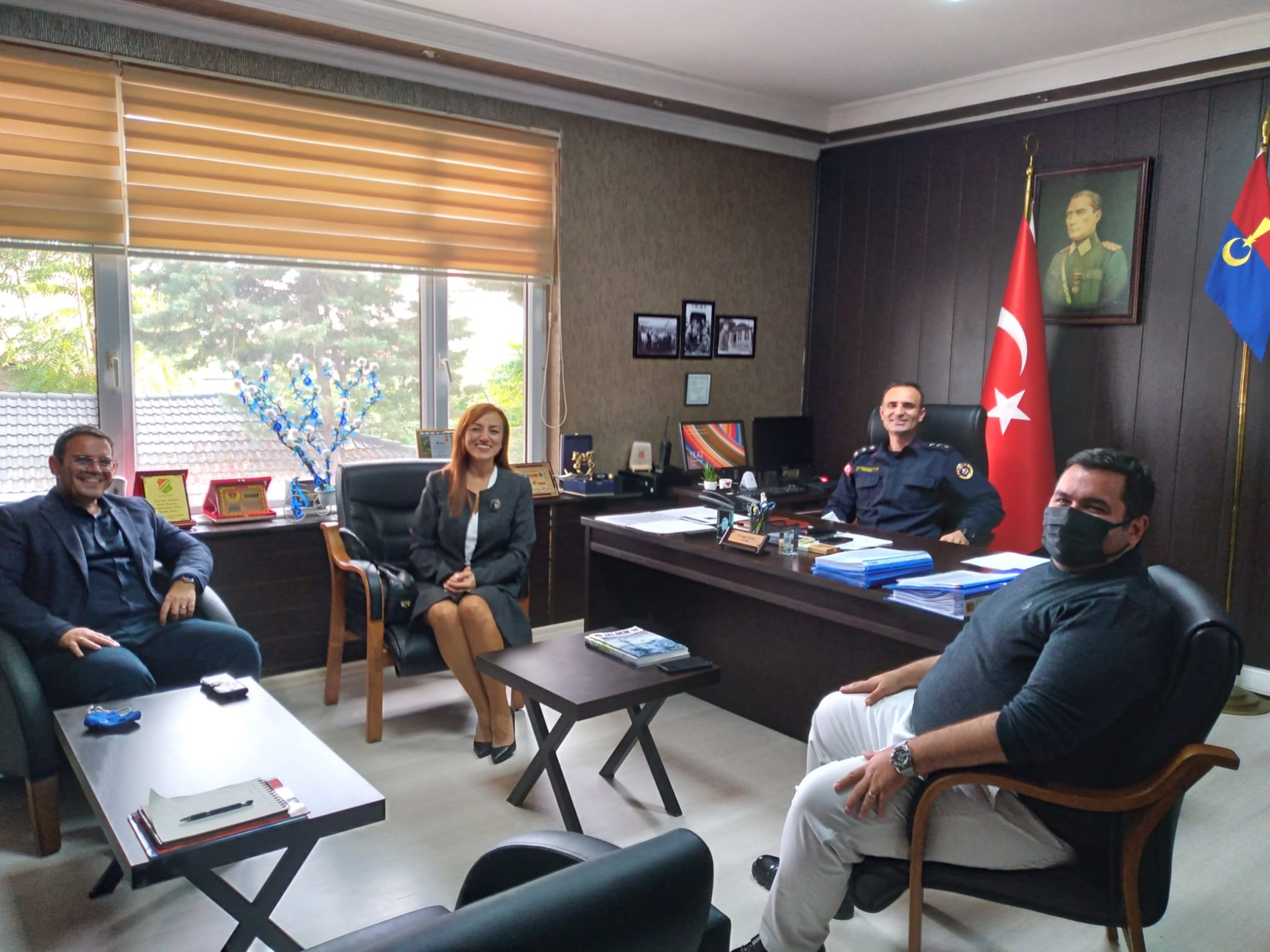 KESİAD İlçe Jandarma Komutanı Yüzbaşı Yaşar Güzel”i Ziyaret Etti